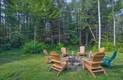 Lake Placid House | Lake Placid Chalet Deck and Forest Views!