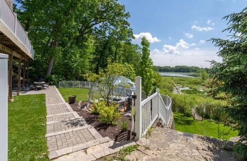 Valparaiso Condo | Lake retreat with unique dome near Indiana Dunes
