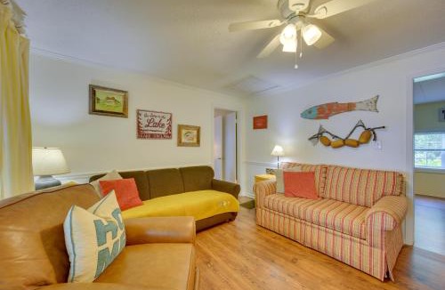 Eatonton House | Lake Sinclair 'Crooked Creek Cottage' w/Fire Pit!