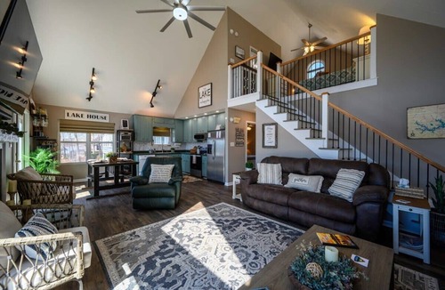 Eatonton House | Lake Sinclair Home: Waterfront, Dock & Fire Pit!