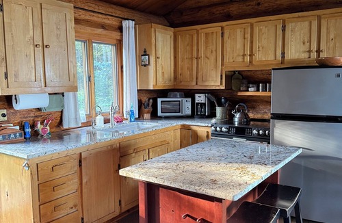 Silver Bay Cabin | Lake Superior lakefront log cabin, forest, sauna, gazebo, peaceful retreat