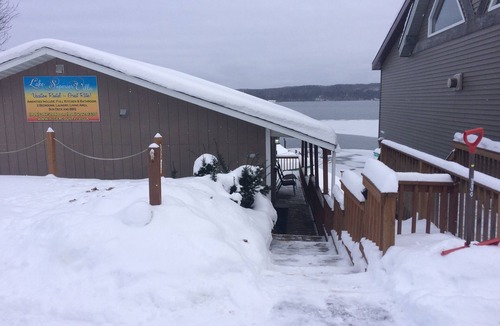 Munising Apartment | Lake Superior View ~ Convenient ~ In town