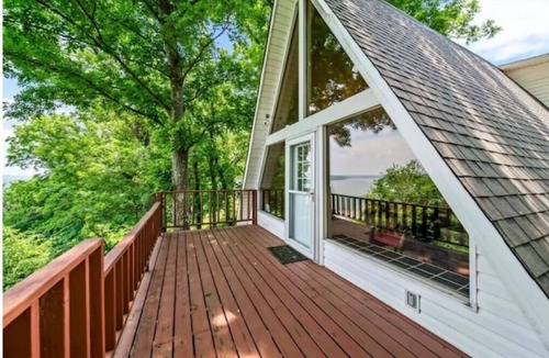 Mayes County Cabin | Lake View A-Frame Escape
