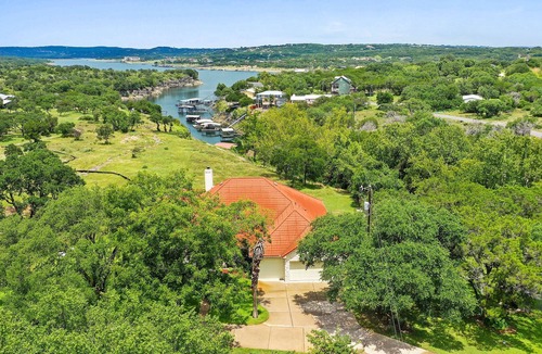 Spicewood House | Lake View Luxury Escape w/ Boat Slip! Perfect 2 Family Getaway sleeping up to 8!