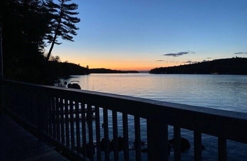 Alton Bay House | Lake Winnipesaukee Waterfront Sleeping 10 with a 24'Dock