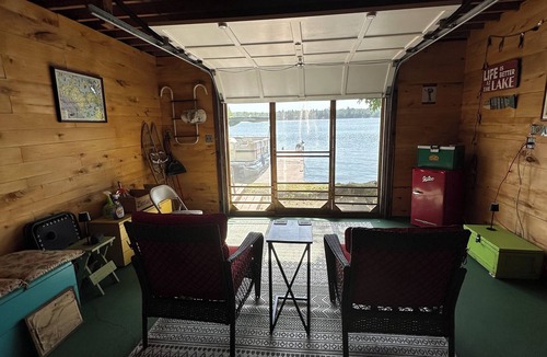 Iron River Cottage | Lakefront 1950s Boathouse - Hagerman Hideaway