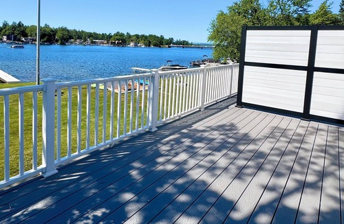Lochmere House | Lakefront 3 bedroom Duplex on Lake Winnisquam 9-dock and beach Building 1 Unit B