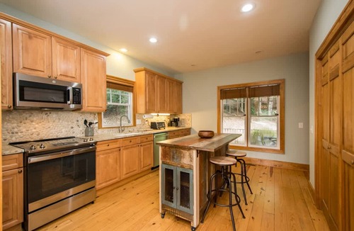 Mill Spring House | Lakefront 3BR w Private Dock Firepit Free Tix