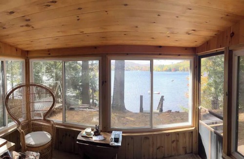 Caroga Lake House | Lakefront A-Frame Cabin located in the Adirondacks