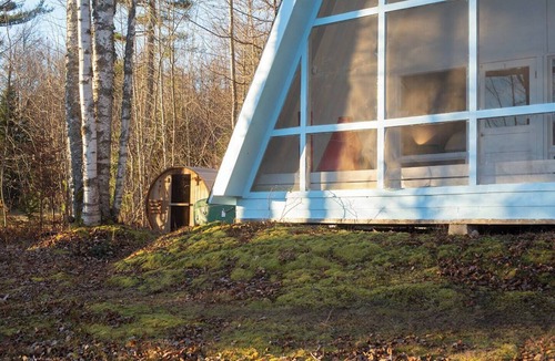 Brighton House | Lakefront A-Frame Sauna, hot tub