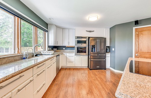 Antioch House | Lakefront Antioch Home w/Dock, Grill, Game Room!
