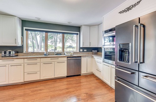Antioch House | Lakefront Antioch Home w/Dock, Grill, Game Room!