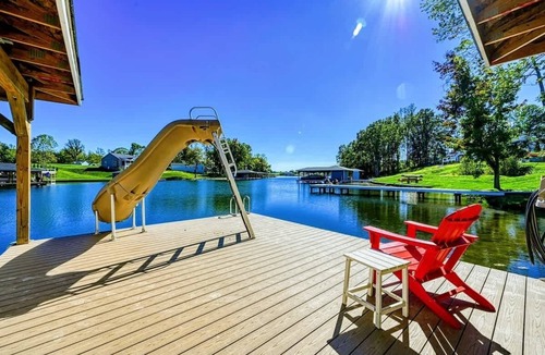 Mineral House | Lakefront at Lake Anna, Boat Dock, Fire Pit
