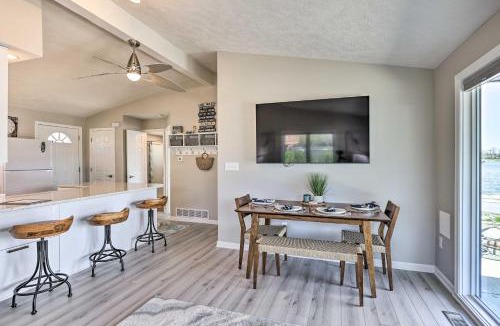 LaPlatte I House | Lakefront Bellevue Home: Private Beach & Fire Pit!