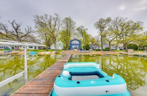 New Munster House | Lakefront Burlington Vacation Rental: Dock + Beach