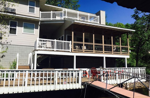 Osage Beach House | Lakefront by Margaritaville w/dock 4 Bed/4Bath, 4 Decks, 16ppl Sunset Paradise