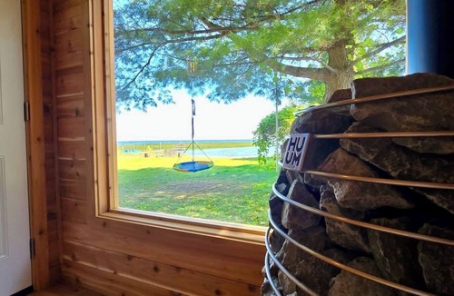 Vineland Cabin | Lakefront Cabin: Dock is in for Fishing Opener!