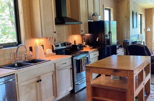 Samantha Cabin | Lakefront Cabin Fall Getaway - Elevated Design and Breathtaking Views