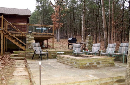Scranton Cabin | Lakefront Cabin Getaway with Firepit near Ozark National Forest in Scranton, Arkansas
