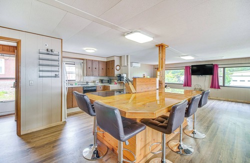 Jay Cabin | Lakefront Cabin in Jay w/Deck, Views & Boat Ramp!