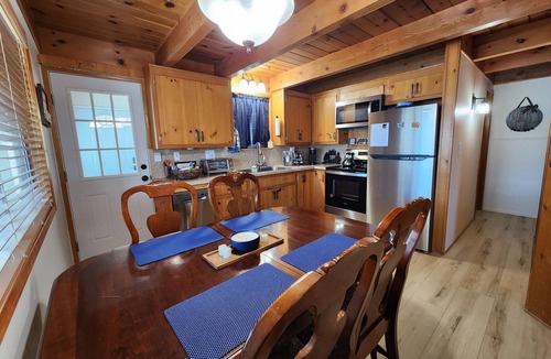 Fawnskin Cabin | Lakefront cabin, newly updated! Private access to beach.