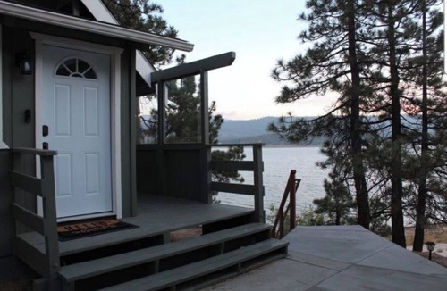 Fawnskin Cabin | Lakefront cabin, newly updated! Private access to beach.
