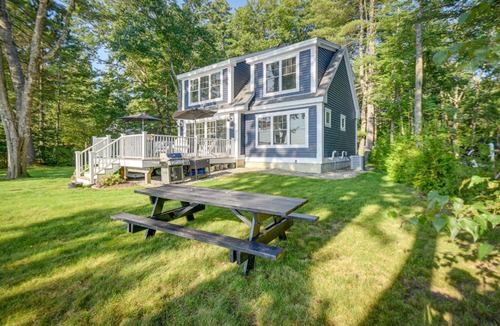 Center Ossipee House | Lakefront Center Ossipee Home with Boat Dock!