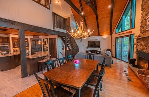 Lake Ariel Ski Chalet | Lakefront Chalet - Stunning Views, Private Dock and A+ Location! 2026 Updates!
