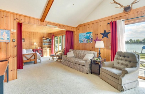 Chetek House | Lakefront Chetek Vacation Rental w/Private Dock!
