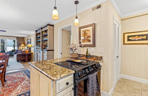 Lake Toxaway Condo | Lakefront condo with easy access to swimming pool and tennis.