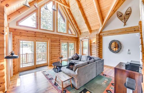 Corinth House | Lakefront Corinth Log Home Private Dock, Fire Pit