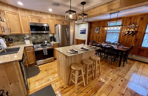 Standish Cottage | Lakefront Cottage - private dock, large decks, large fire pit