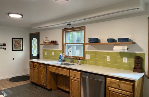 Newaygo Cottage | Lakefront Cottage with Private Beach, Sleeps 14