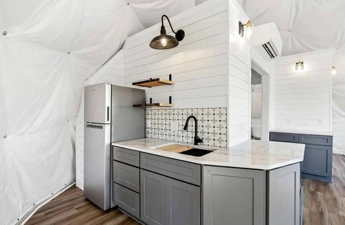 Smithville Cabin | Lakefront Dome with Private Deck and Amazing Hiking Trails in Tennessee