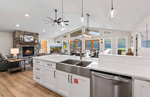 La Follette House | Lakefront Escape, Sleep 12, Dock, Hot Tub, Pool, Grill