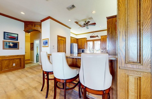 Bridgeport House | Lakefront estate with spectacular views, large deck, tiki bar, & private dock