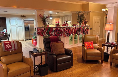 Silver Creek Village House | Lakefront family gathering haven. Sleeps 20. Private boat ramp. Boat available!