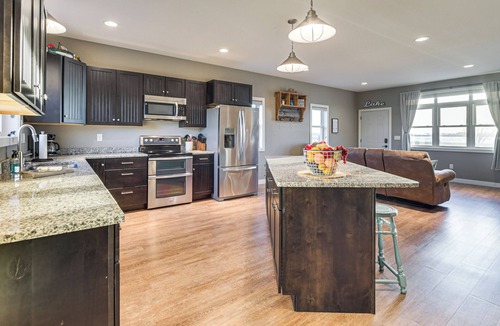Dent House | Lakefront Gem: Grills & Fire Pit in Dent