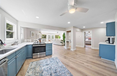 West Livingston House | Lakefront Getaway with Pier and Pool