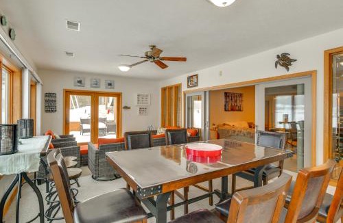 Gladwin House | Lakefront Gladwin Home with Private Beach and Hot Tub