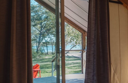Bastrop House | Lakefront Glamping Safari Tent #7: The Longhorn