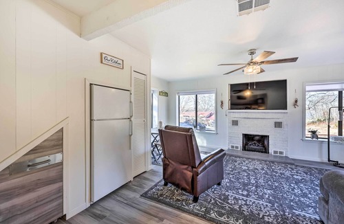 Grove House | Lakefront Grove Cabin: Shared Dock & Seasonal Pool