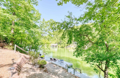 Bella Vista House | Lakefront Haven: Dock, Game Room & Trail Access