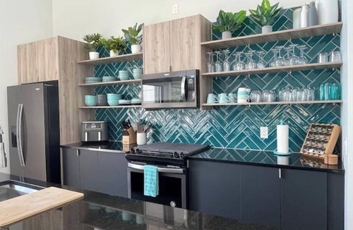 Stevensville House | Lakefront Home - Private Beach - Hot Tub