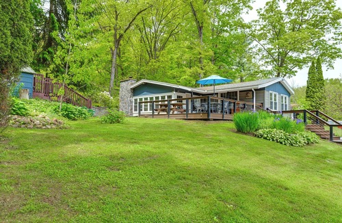 Hector House | Lakefront Home w/Private Dock in Alpine!