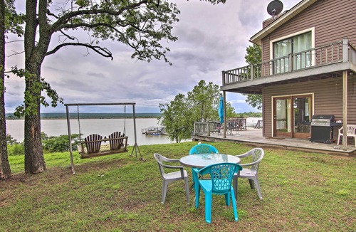 Eufaula Condo | Lakefront Home w/Private Beach Access!