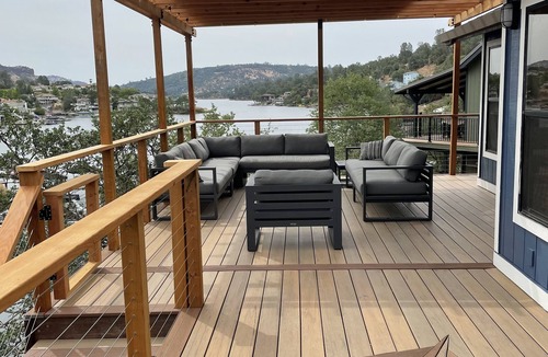 Copperopolis House | Lakefront Home with Private Dock.