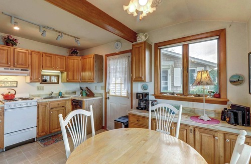 Falmouth Heights House | Lakefront home with beach views, WiFi, gas grill & patio - near beach