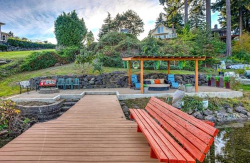 Covington House | Lakefront Home with Fire Pit, Dock in Kent!