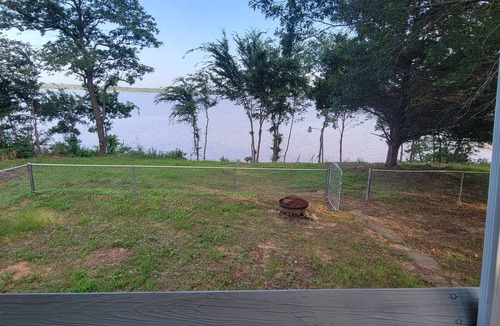 Checotah House | Lakefront home with hot tub, just off I-40